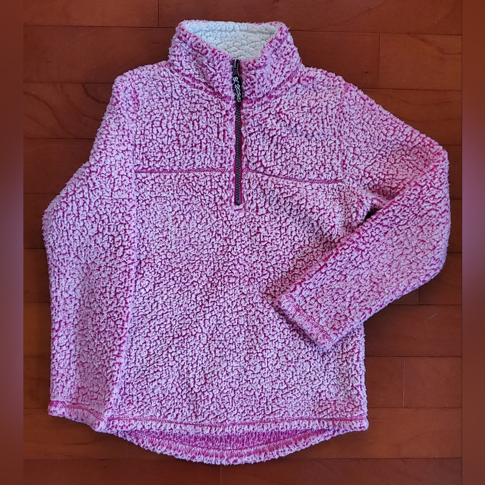 Cozy Pink Sherpa Kids Pullover Size M (7-8) Wonder Nation